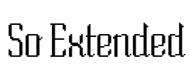 So Extended Font Image