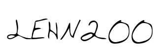 LEHN200 Font Image