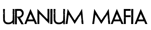 URANIUM MAFIA Font Image