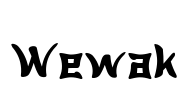 Wewak Font Image