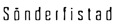 Sönderfistad Font Image