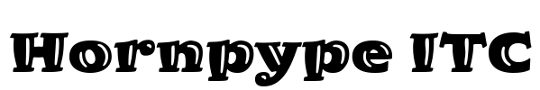 Hornpype ITC Font Image