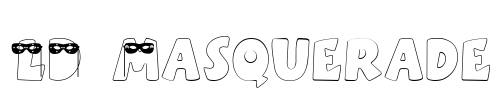 LD Masquerade Font Image