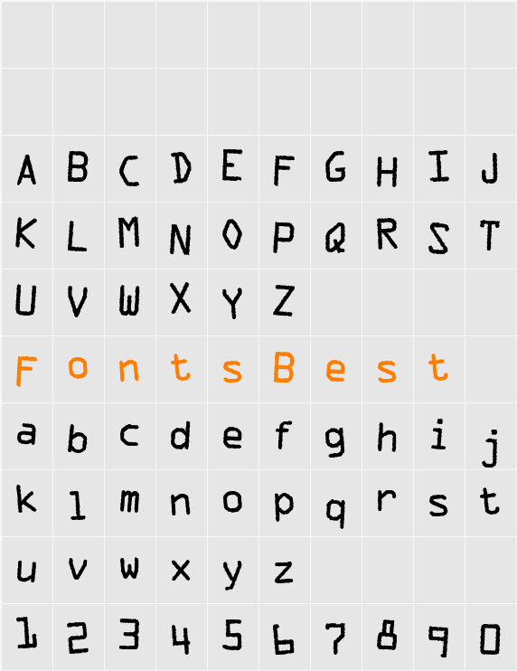 Decayed Optical Character Map