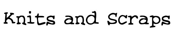 Knits and Scraps Font Image