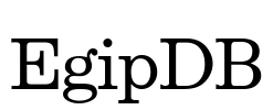 EgipDB Font Image