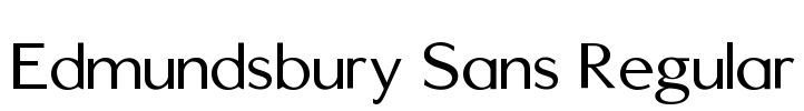 Edmundsbury Sans Regular