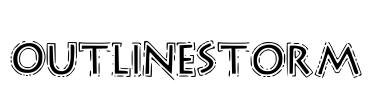 OutlineStorm Font Image
