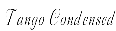 Tango Condensed Font Image