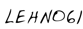 LEHN061 Font Image