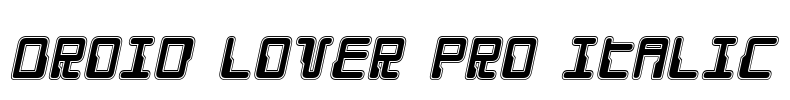 Droid Lover Pro Italic