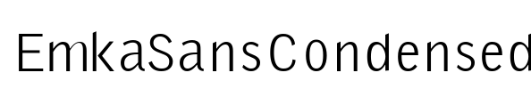 EmkaSansCondensed