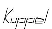 Kuppel Font Image