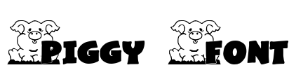 Piggy Font