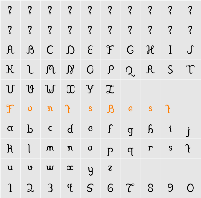 Franklin Cascaes Character Map