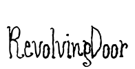 RevolvingDoor Font Image