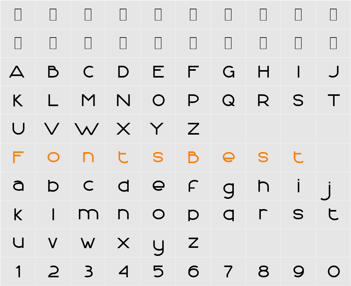 FontLogic Character Map