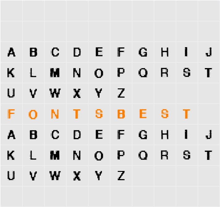 Helvetica-grosse-bit Character Map