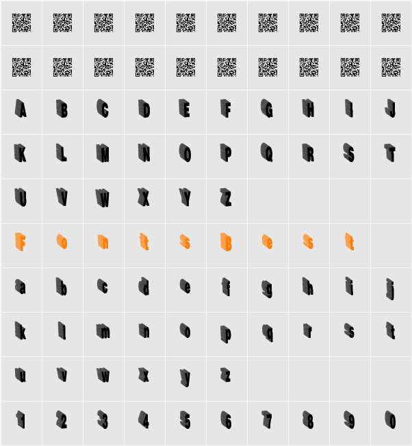 HardLine Character Map