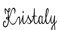 Kristaly Font Image