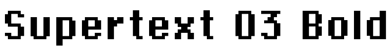 Supertext 03 Bold Font Image