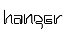 Hanger Font Image