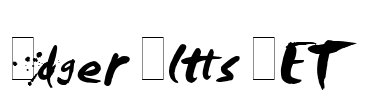 Smudger Alts LET Font Image
