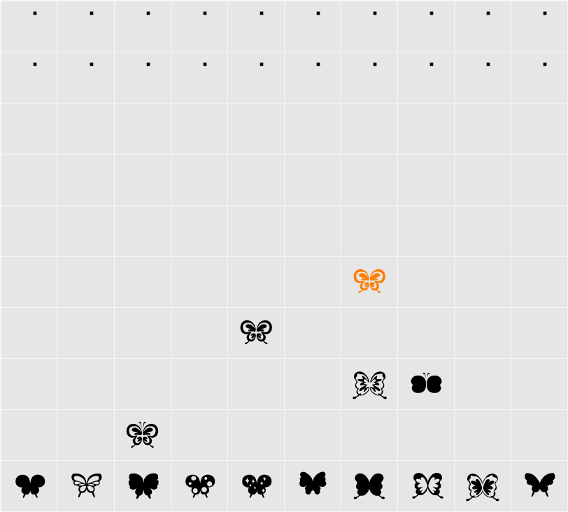 purimobutterfly Character Map