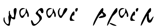 Wasavi Plain Font Image