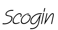 Scogin Font Image