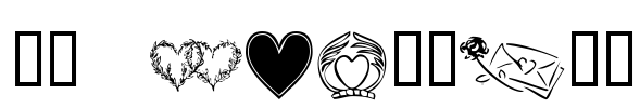 KR Heartily Font Image