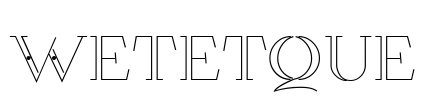 Wetetque Font Image