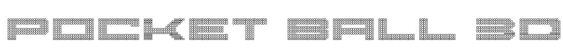 Pocket Ball 3D Font Image