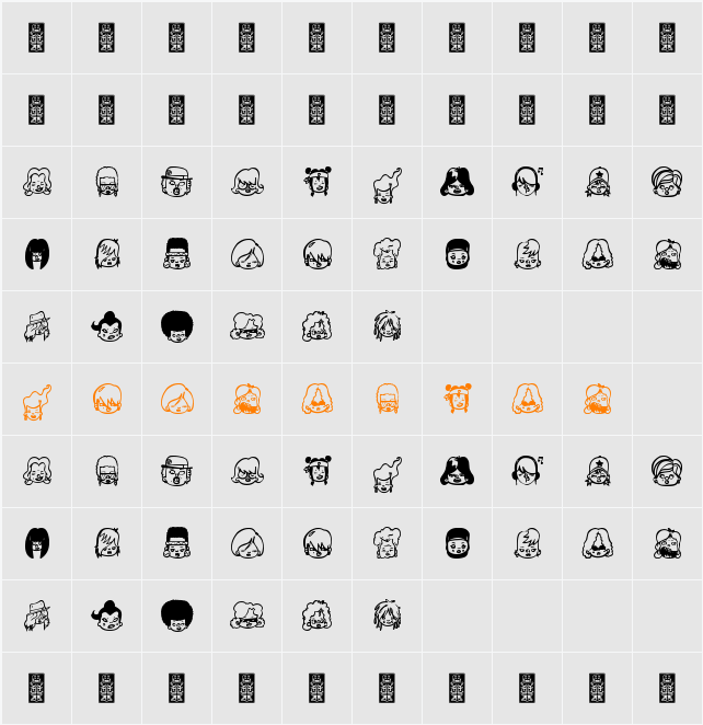 girl power Character Map