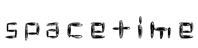 spacetime Font Image
