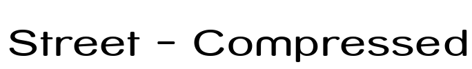 Street - Compressed Font Image