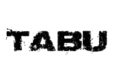 TABU Font Image