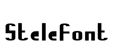 Stelefont Font Image