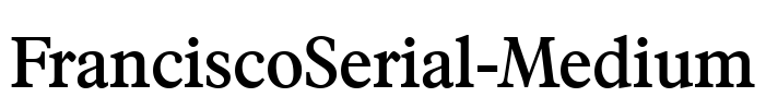 FranciscoSerial-Medium