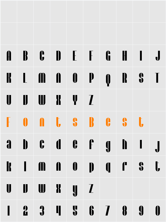 SF Baroquesque Extended Character Map