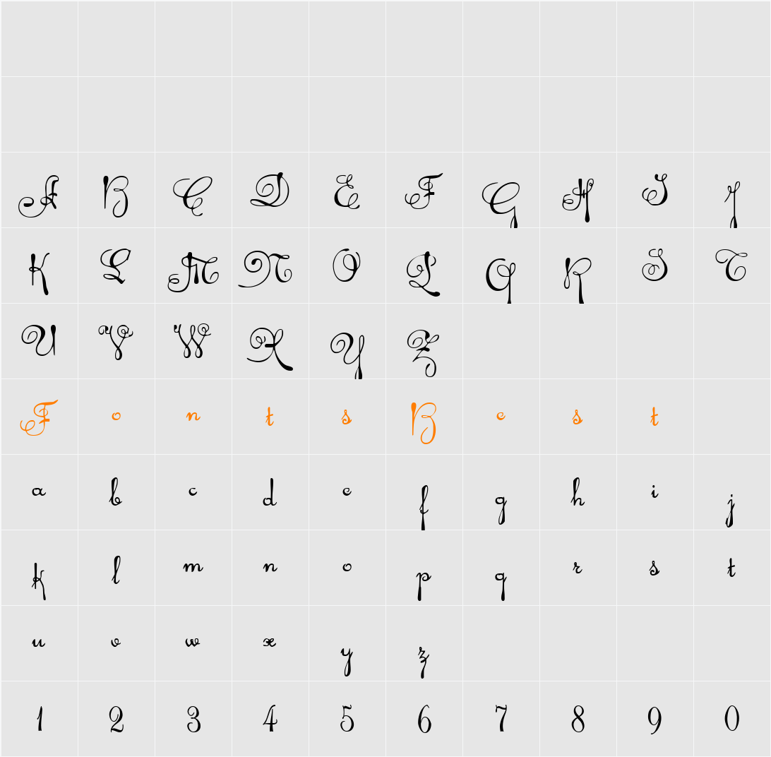 Rhalina Character Map
