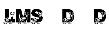 LMS Daddy Deer Font Image