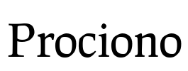 Prociono Font Image