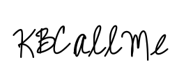 KBCallMe Font Image