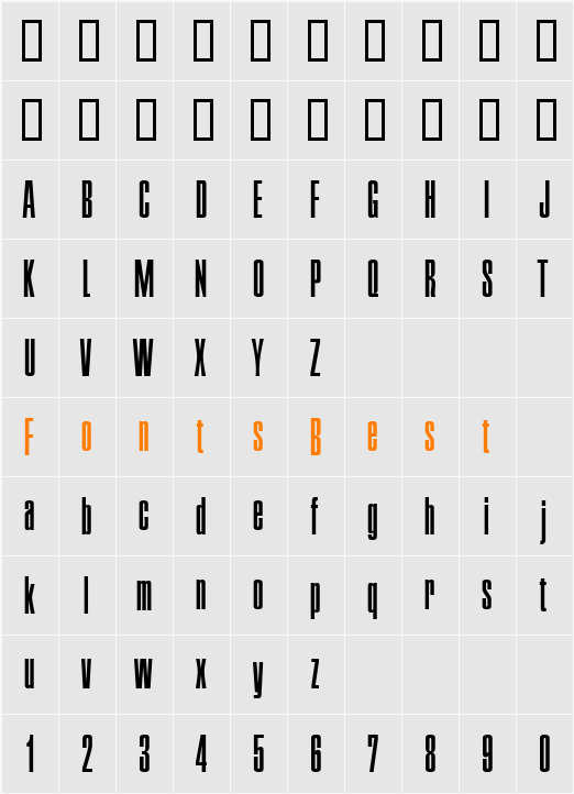 Executive Character Map
