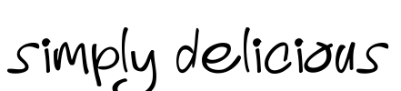 Simply Delicious Font Image