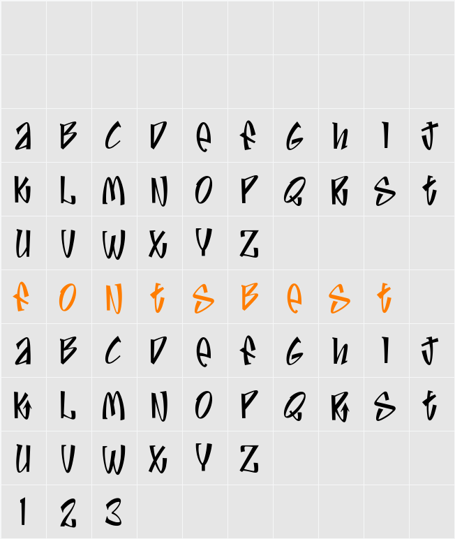 Jive Character Map
