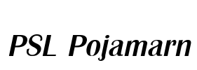 PSL Pojamarn Font Image