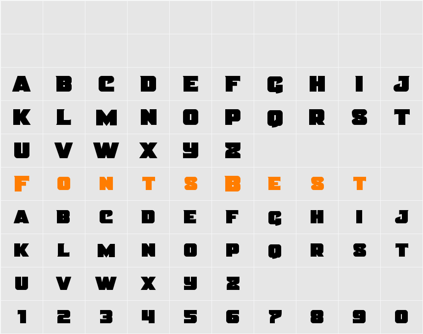 Justice Straight Character Map