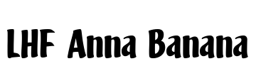LHF Anna Banana Font Image